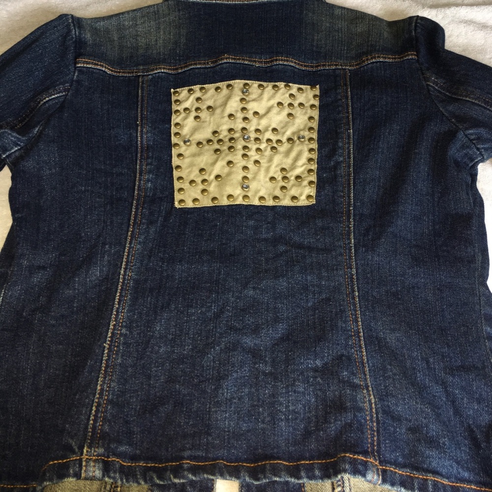 Denim embellished jacket - Picture 8 of 12